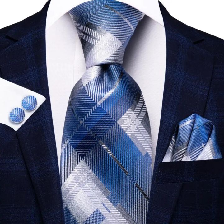%E3%80%90Bestselling%20Product%E3%80%91%20Black%20Brown%20Silk%20Ties%20For%20Men%202024%20Classic%20Plaid%20Check%20Business%20Wedding%20Mens%20Neck%20Tie%20Handkerchief%20Cufflinks%20Gift%20For%20Men%20Hi-Tie%20-%20Image%205