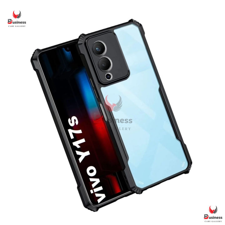 For Vivo Y17s Transparent Back Case Xundd Hard Phone Cover Case