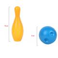 8 Pcs/Set Kids Solid Color Pins Balls Bowling Game Indoor Sport Development Toy. 