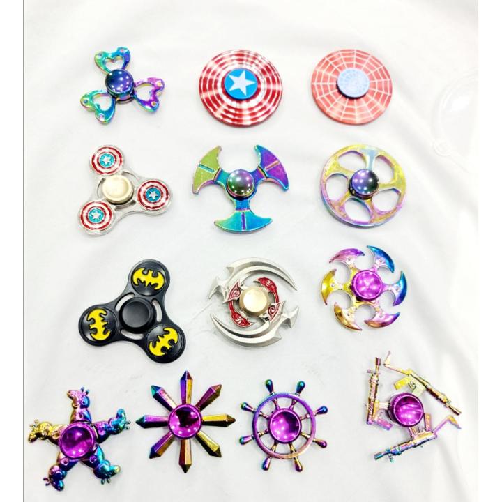 Metal Fidget Spinner Stress Reducer Toy Golden