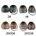 WIGSIN Clip In Air Bangs Hair Extensions Synthetic Straight Hairpiece Wig For Women Daily Use Hair Accessories.