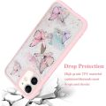 Butterfly Bling Clear Case for iPhone 13 12 11 Pro X XS Max XR 6 7 8 Plus Glitter Case,Cute Butterflies Design Soft Slip Resistant Protective Phone Case Cover casing iphone 11 case iphone 13 pro max casing iphone case.