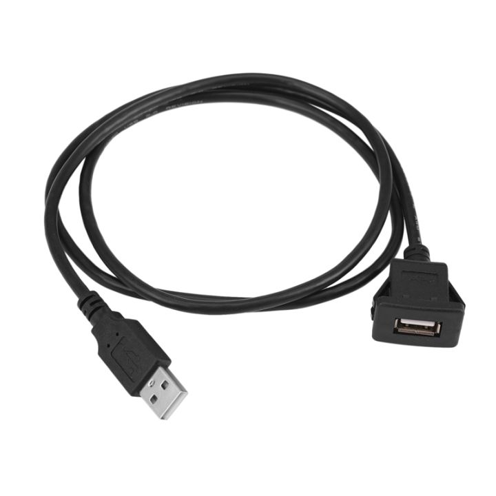 Car%20Dash%20board%20Flush%20Mount%20USB%20Male%20to%20Female%20Socket%20Extension%20Panel%20Cable%201M%20-%20Image%208