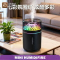 Mini Humidifier Air Purifier 180ML USB Aroma Essential Oil Diffuser Creative Volcano Color Light Mist Spray for Car Home Bedroom Humidifier Air Purifier.
