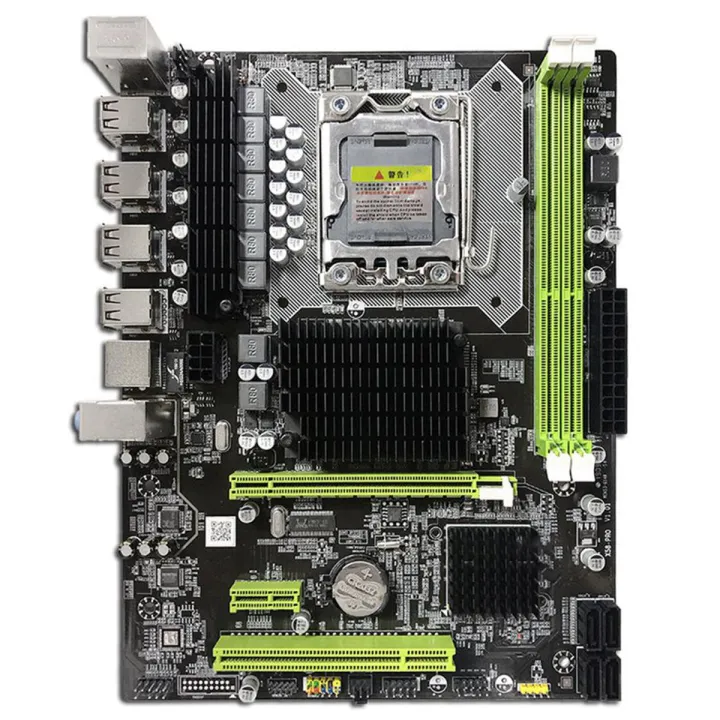 X58 PC Computer Desktop Motherboard LGA1366 CPU Interface DDR3 MSATA V1.6