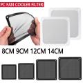 【big-discount】 8-14cm Chassis Dust Filter Magnetic Frame Dustproof Mesh Cover Net Guard with Hole for PC Computer Case Cooling Fan.