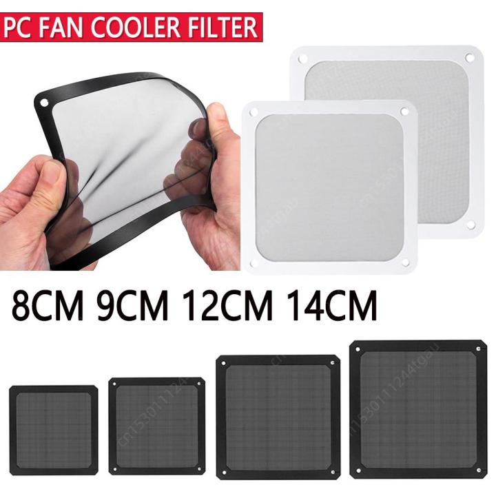 【big-discount】 8-14cm Chassis Dust Filter Magnetic Frame Dustproof Mesh Cover Net Guard with Hole for PC Computer Case Cooling Fan