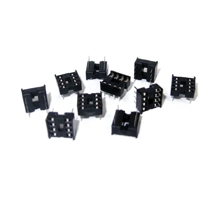 5Pcs-%208Pin%20IC%20Base%208%20Pin%20Leads%20PCB%20Mount%20Low%20Cost%20IC%20Socket%20DIL%20DIP%20IC%20Socket%20PCB%20Mount%20Connector%20Adaptor%20Solder%20Type%20IC%20Base%20Socket%208%20Pin%20IC%20Base%20-%20Image%203
