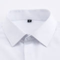M-6XL Classic Men's French Cuffs Dress Shirt Long Sleeve Covered Placket Formal Business Standard-fit Office Work White Shirts KEEMEEUYZO. 