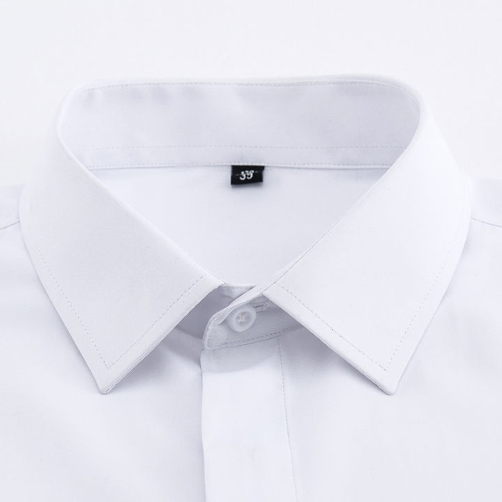 M-6XL%20Classic%20Men's%20French%20Cuffs%20Dress%20Shirt%20Long%20Sleeve%20Covered%20Placket%20Formal%20Business%20Standard-fit%20Office%20Work%20White%20Shirts%20KEEMEEUYZO%20-%20Image%203