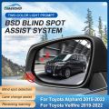 Blue mirror-Alphard 2015-2022-Car Mirror BSD BSM BSA Blind Spot Detection System Change Lane Aided Parking Sensor For Toyota Alphard / Vellfire 2015-2022. 