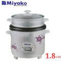 Miyako 3 In 1 Electric Rice Cooker | Miyako Rice Cooker Double Pot 1.8 Ltr. ASL-1180-KND-PRT. 