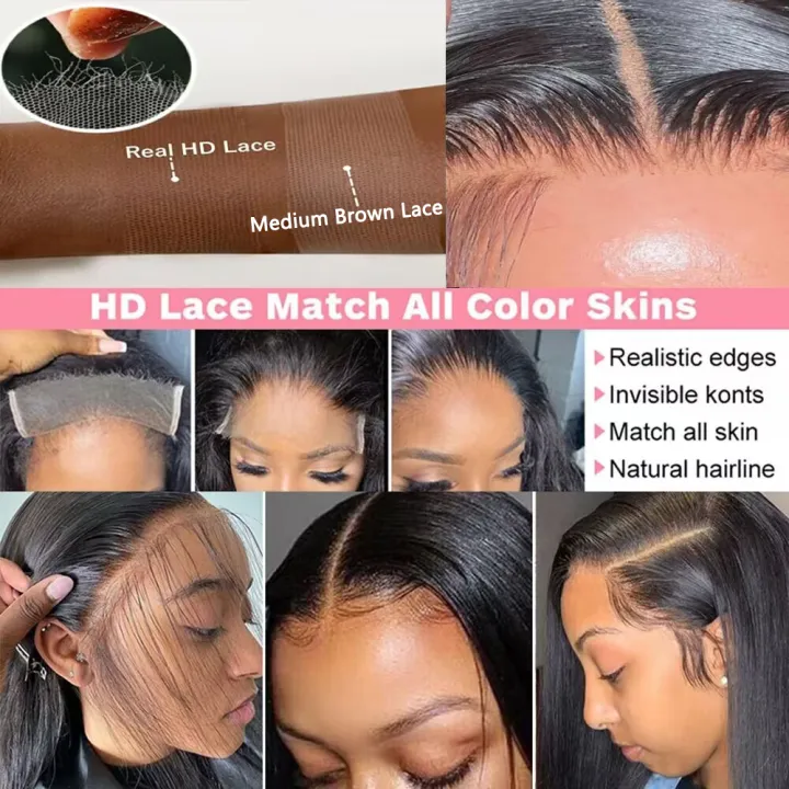 Hd%20Lace%20Frontal%20Wig%2013x6%20Lace%20Front%20Wig%20Human%20Hair%2030Inch%20Bone%20Straight%20Transparent%20Lace%20Human%20Hair%20Wigs%20HD%20Lace%204x4%20Closure%20Wig%20-%20Image%204