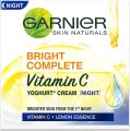 Indian Products Garnier Bright Complete Vitamin Yoghurt Night Cream, 40g. 
