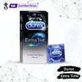 Durex Extra Time Condom For Longer Lasting Pleasure - Large Single Pack 10pcs Condoms.