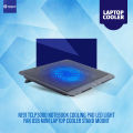 Laptop Cooler N191 TCLP3000 Notebook Cooling Pad LED Light Fan USB Mini Laptop Cooler Stand Mount.