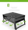 BBQ Portable Machine Big Size - Black.