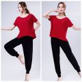 Spring and Summer Modern Dance Practice Clothes Female Modal Ethnic Dance Yoga Exercise Teacher Body Dancing Dress plus Size Suit. 