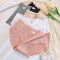 Comfort Fit Satin Heart Pattern Girls' Multicolor Panties - Breathable & Soft For Everyday.
