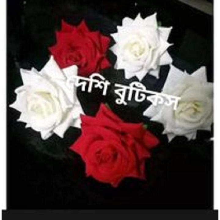 Artificial flower Rose boddy pins white 1pis