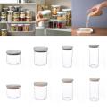 Airtight Food storage container Stylish Stackable Leak-proof Snack storage jar Large capacity Round storage tank for Home kitchen Picnic food storage Office pantry Camping essentials Travel containers.