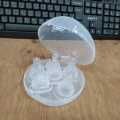 Baby Silicone Nipple Soft Silicone -6pcs With Box.