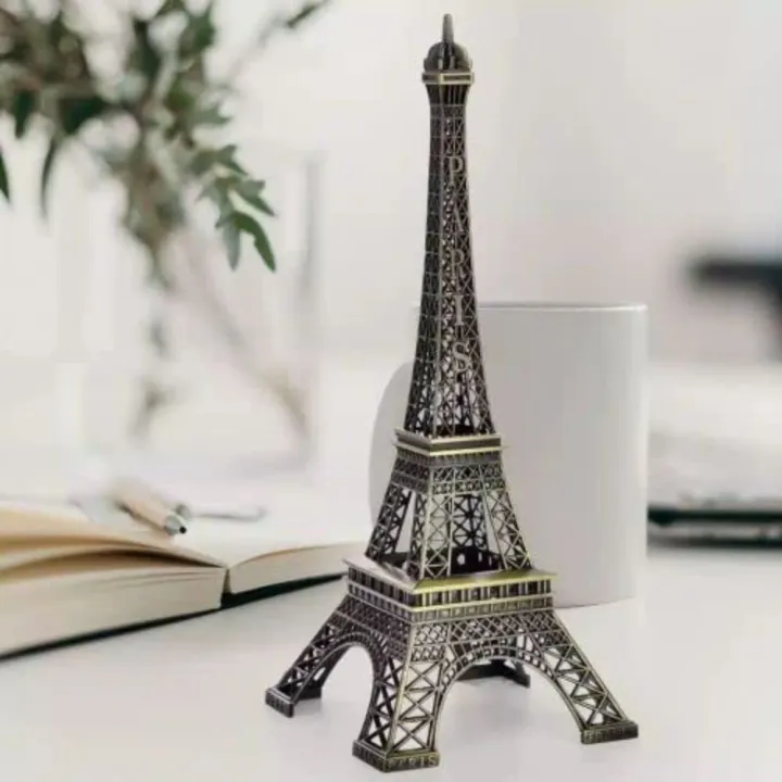 SATYAM%20KRAFT%201%20Piece%20Metal%20Eiffel%20Tower%20Antique%20Vintage%20Statue%20for%20Room,%20Office,%20Decorative%20Showpeice%20for%20Home,%20Desk%20Decor,%20Table%20Stand%20Holder%20(25%20cm)%20-%20Image%202
