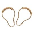Easy Install Rustproof Shower Curtain Hooks Frictionless Stainless Steel - Easy Glide Shower Rings 24 Hooks. 