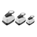 3Pcs Paper Punches-Hole Puncher,for Crafts 9/16/25mm Circle Punch Set. 