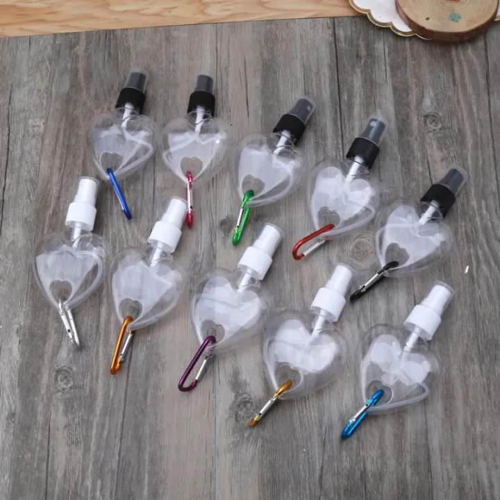 5Pcs%2050ml%20Reusable%20Portable%20Heart%20Spray%20Bottle%20Hand%20Sanitizer%20Travel%20Small%20Size%20Mister%20Holder%20Keychain%20Carriers%20-%20Image%204