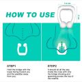 Anti snoring silicone magnetic device for smooth breathing. 