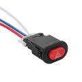 Motorcycle electric vehicle modified double flash warning jump switch. 