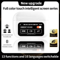 Airpods A9 Pro Earbuds 2024 TWS In-Ear Earbuds ANC/ENC Wireless Earphones LED Touch Screen  Noise Cancelling LED Alarm Clock. 