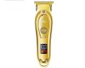 HTC AT-176 Fully Golden Metal Body Rechargeable Hair Clipper. 