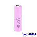 INR 18650 3.7V pink rechargeable lithium Li-ion battery- 1pcs. 