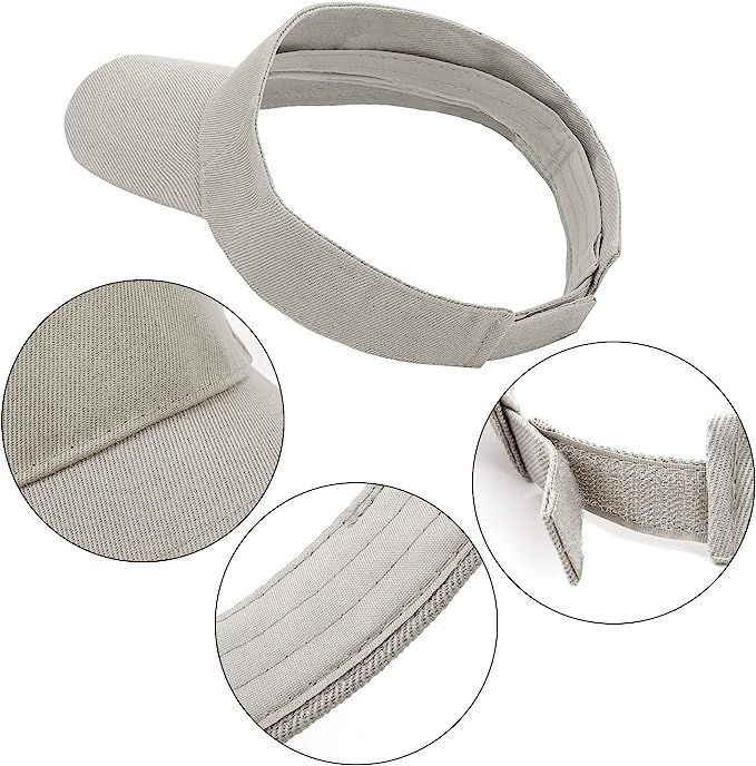 Sports%20Cotton%20Twill%20Sun%20Visor%20Hats%20%E2%80%93%20Adjustable%20Clip-on%20Visor%20Cap%20for%20Men%20and%20Women%20-%20Image%205