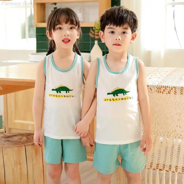 Baby%20Kids%20Pajamas%20Cotton%20Boys%20Girls%20Sleepwear%20Set%20Cute%20Cartoon%20Banana%20Rabbit%20Print%20Tops%20+%20Shorts%20Pijamas%20Teenagers%20Nightwear%20Set%20-%20Image%204