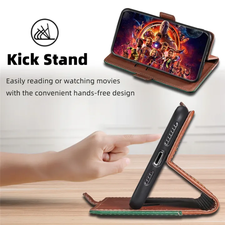 For%20Aquos%20Sense%207%20Plus%20Case%20Flip%20Leather%20Magnetic%20Case%20Wallet%20Protective%20Phone%20Cover%20-%20Image%206