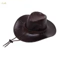 Cowboy Hat Cowgirl Hat Sun Hat with Adjustable Chin Strap Fashion Hats. 