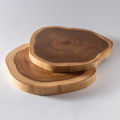 Stylish Wooden Slice Chopping Board - Add Style To Your Kitchen With This Elegant Wooden Chopping Board. 