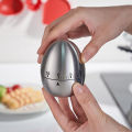 Kitchen Supplies Stainless Steel Egg Clock Kitchen Timer Alarm Count Up Down Clock 60 Minute Countdown Cooking Timer. 