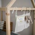 Baby Bed Hanging Bag For Comfort Toys Diaper Organizer Storage Pockets Bedside Bunk Linen Dormitory Linen Cot Accessories Crib. 