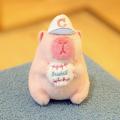 GC Capybara Plush Toy Strawberry Hat Simulation Turtle Backpack Capybara Plush Animal Dolls Birthday Gift For Boys And Girls. 