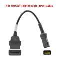 Ducati 4 pin Male to OBD2 Female obdii Diagnostic Adapter Connector for Ducati Panigale Motorbikes. 