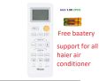 Haier Air Conditioner Remote Control - White with free battery. 