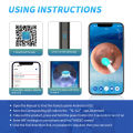 NE3 Ear Cleaner High Precision Ear Wax Removal Tool with Camera LED Light Wireless Otoscope Smart Ear Cleaning Kit Best Gift. 