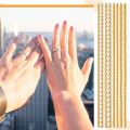 All Season Soft Silicone Invisible Ring Size Adjuster Set for Women & Men – 4Pcs Jewellery Accessories for Loose Rings.