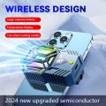 Universal Mobile Phone Pubg Cooling Fan Mobile Phone Radiator Gaming Phone Cooler Adjustable Portable Fan Heat Sink Phone Accessories with RGB Light. 