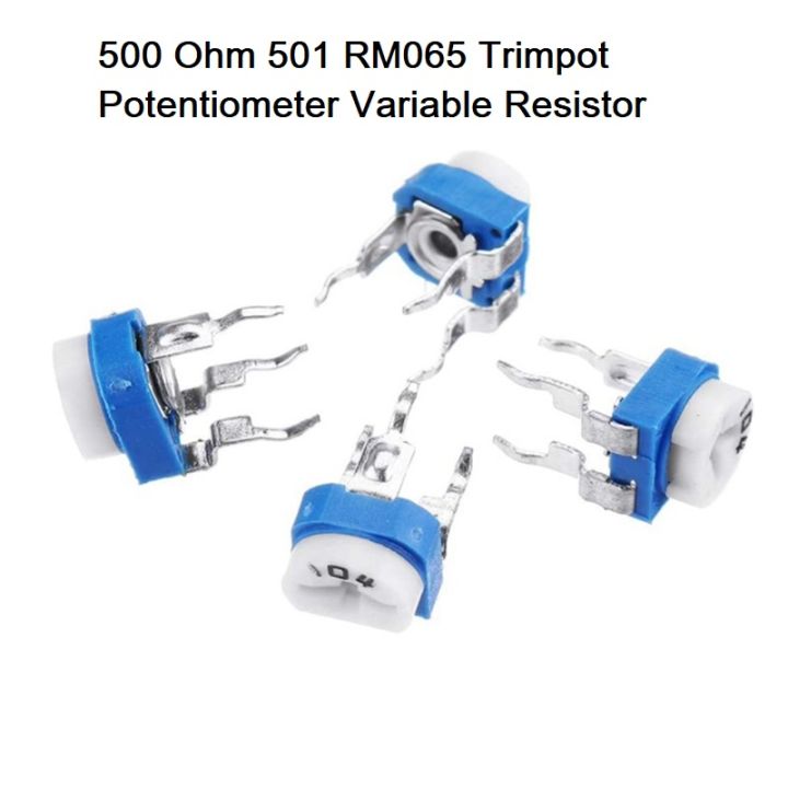5Pcs-%20RM065%20RM-065%20VR%20501%20500%20Ohm%20Trimpot%20500%20Ohm%20Trimpot%20501%20Potentiometer%20500%20Ohm%20Variable%20Resistor%20Switches%20Top%20Adjustment%20Single%20Turn%206mm%20V/R%20Breadboard%20Friendly%20-%20Image%202
