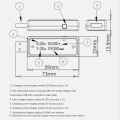 DC Mobile Power Charging Current Voltage Digital Monitor USB Tester Dual Meter Display Tester.